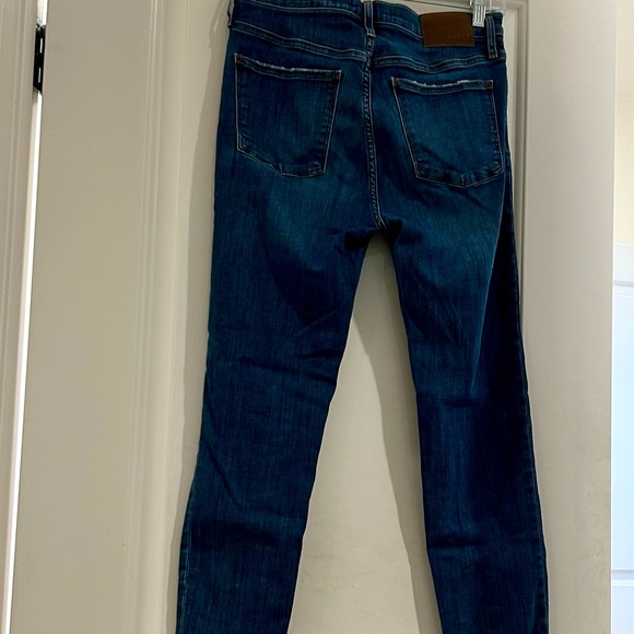 J. Crew Women's Distressed Blue Skinny Jeans - Picture 3 of 4